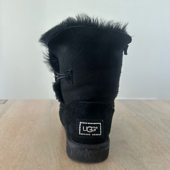 UGG Black Bailey Bling Boot - Size 8 - Picture 3 of 8